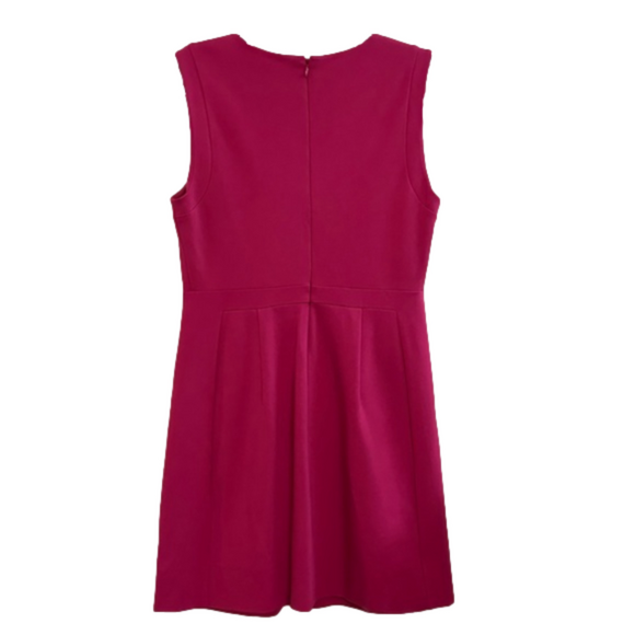 EUC Diane Von Furstenberg Fuchsia Shift Dress Size 10 - Picture 3 of 7